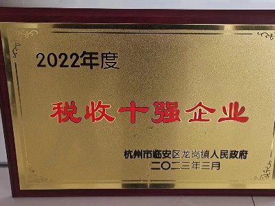 2022年稅收十強企業